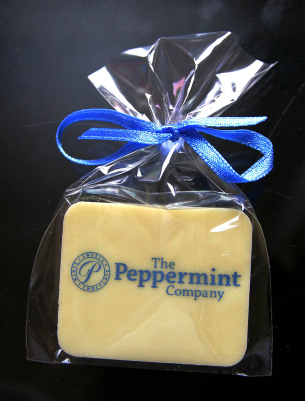Promotional Chocolate Bar in a Polybag with Ribbon, 7g
