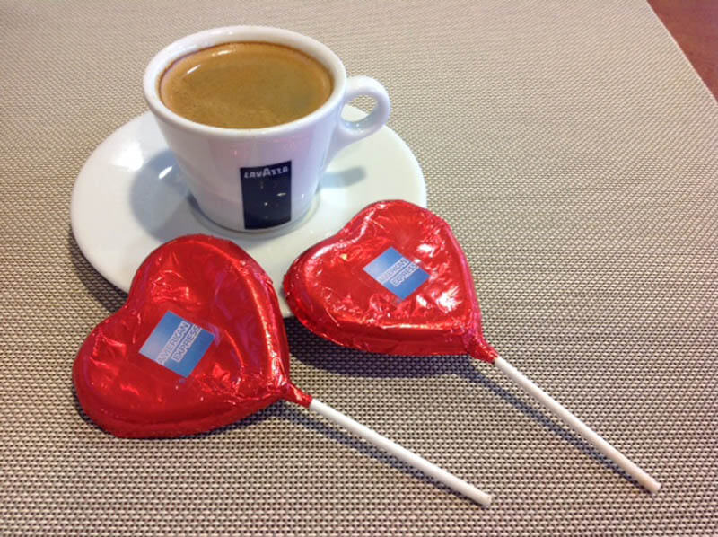 Love Chocolates - 30g Chocolate heart on a stick in red foil