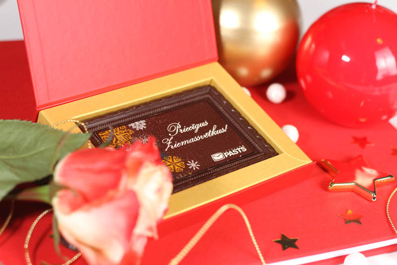 Magnetic Closure Gift Box - Framed Chocolate Picture in a box with magnet, 90g