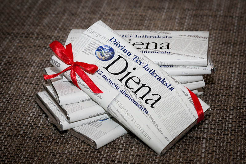 Chocolate With Personalised Message - 100g Promotional Chocolate Bar in Paper Wrapping