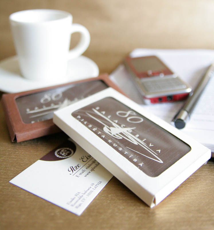 Chocolate With Personalised Message - 20g Promotional Chocolate Bar in a box